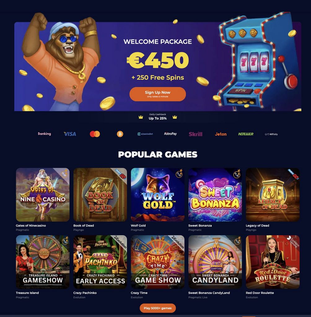 NineCasino : Le site de casino